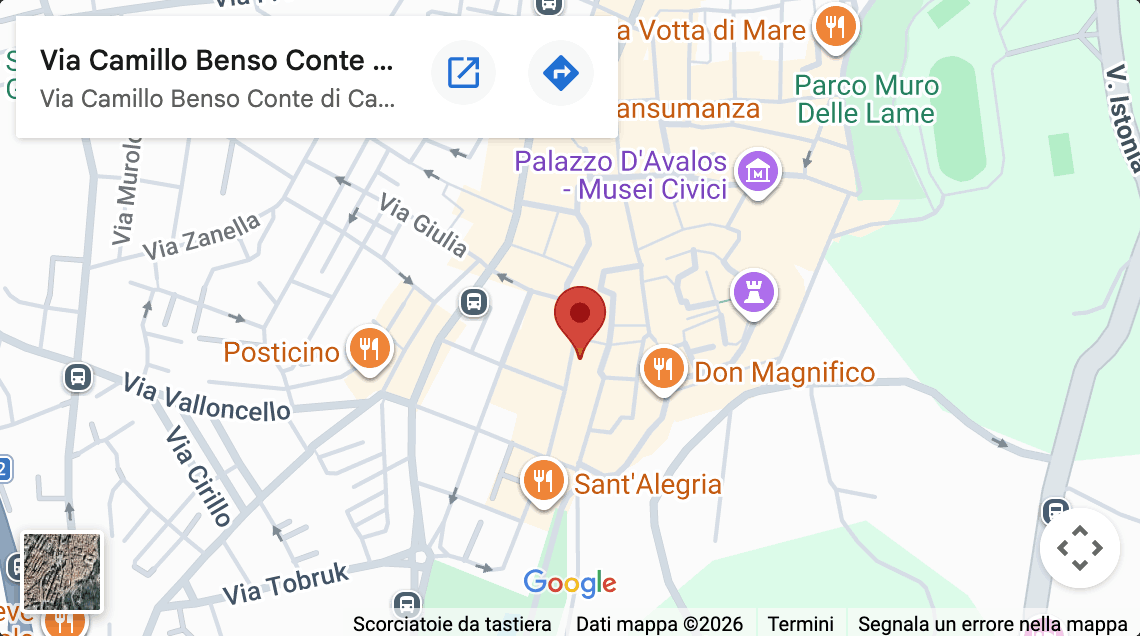 Map of Enigmi Secret Bar in Vasto